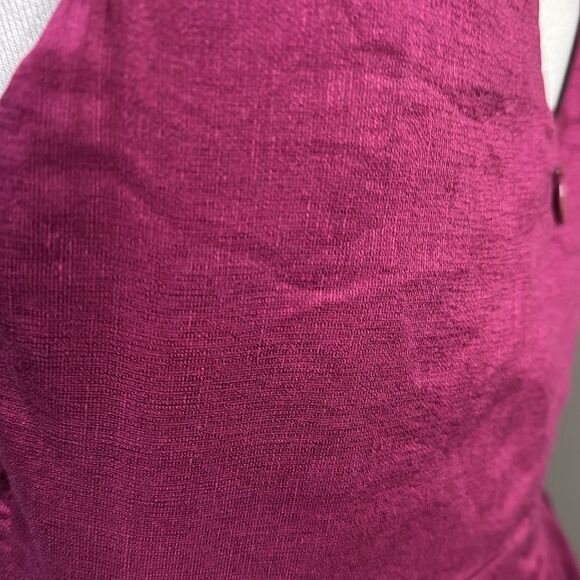 Anthropologie Quillaree Raspberry Silk Blend Dress - Picture 8 of 11